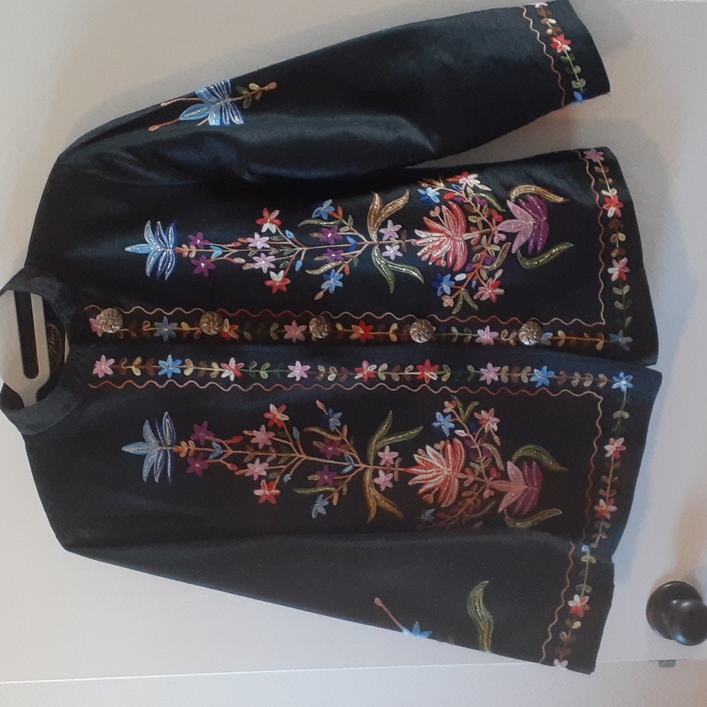 Alex Kim Asian inspired jacket .